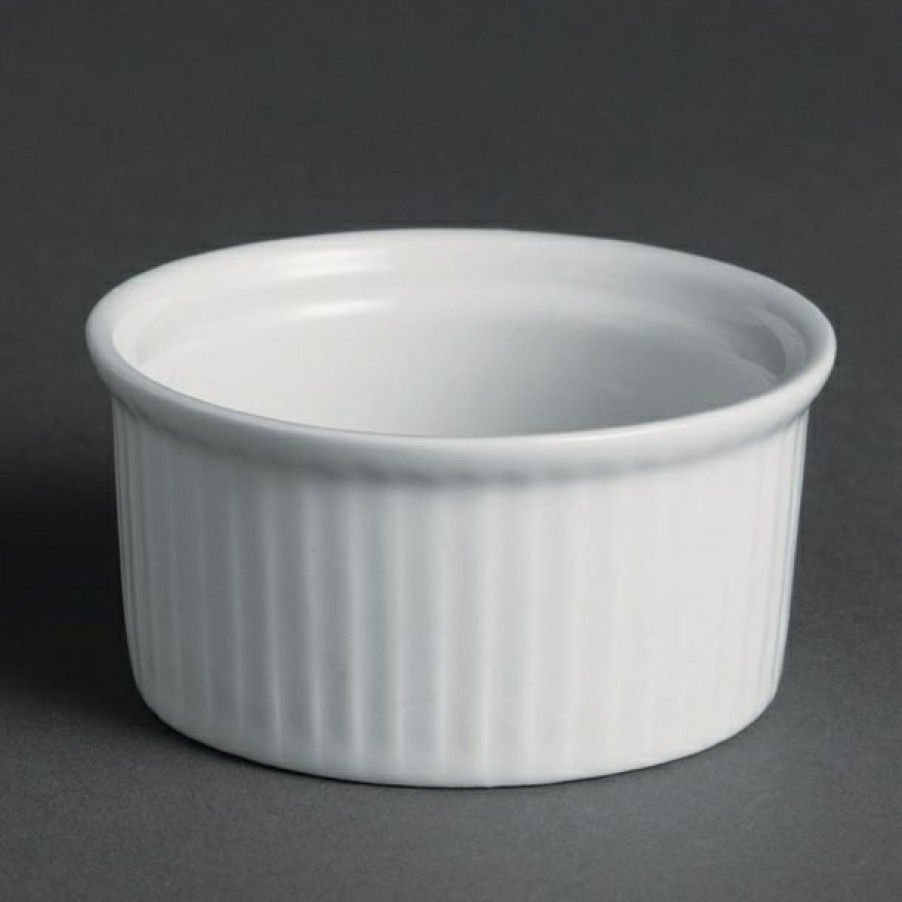 Crockery * | Promotion Olympia Whiteware Ramekins 70Mm (Pack Of 12)