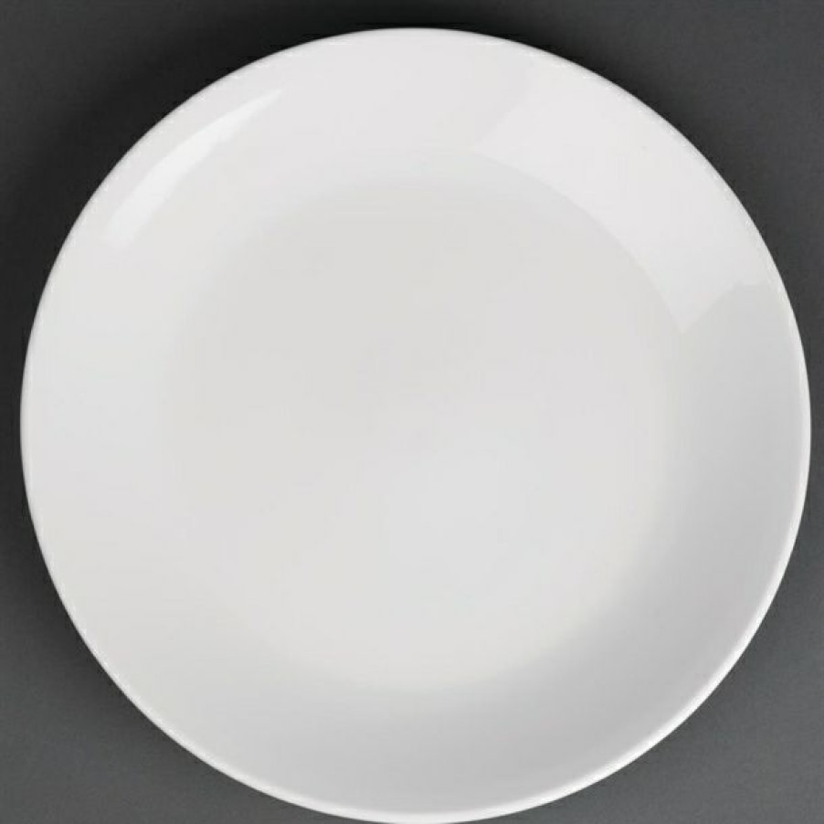 Crockery * | Typical Style Royal Porcelain Classic White Coupe Plates 260Mm (Pack Of 12)