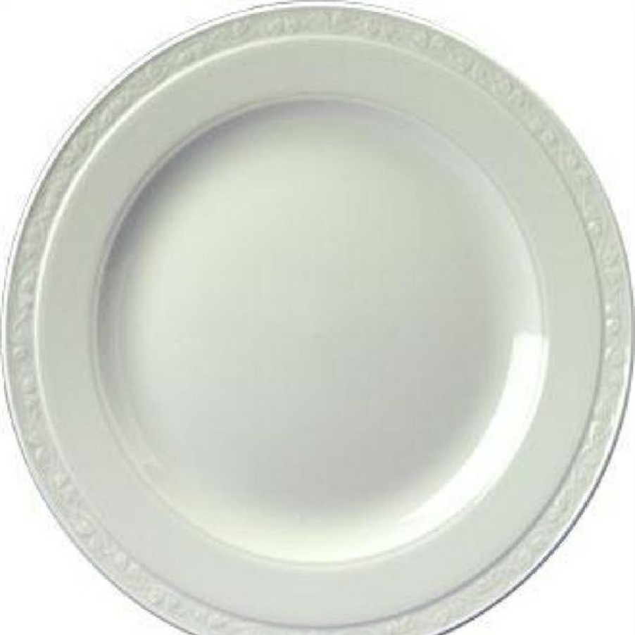 Crockery * | Excellent Quality Churchill Chateau Blanc Plates 254Mm (Pack Of 24)