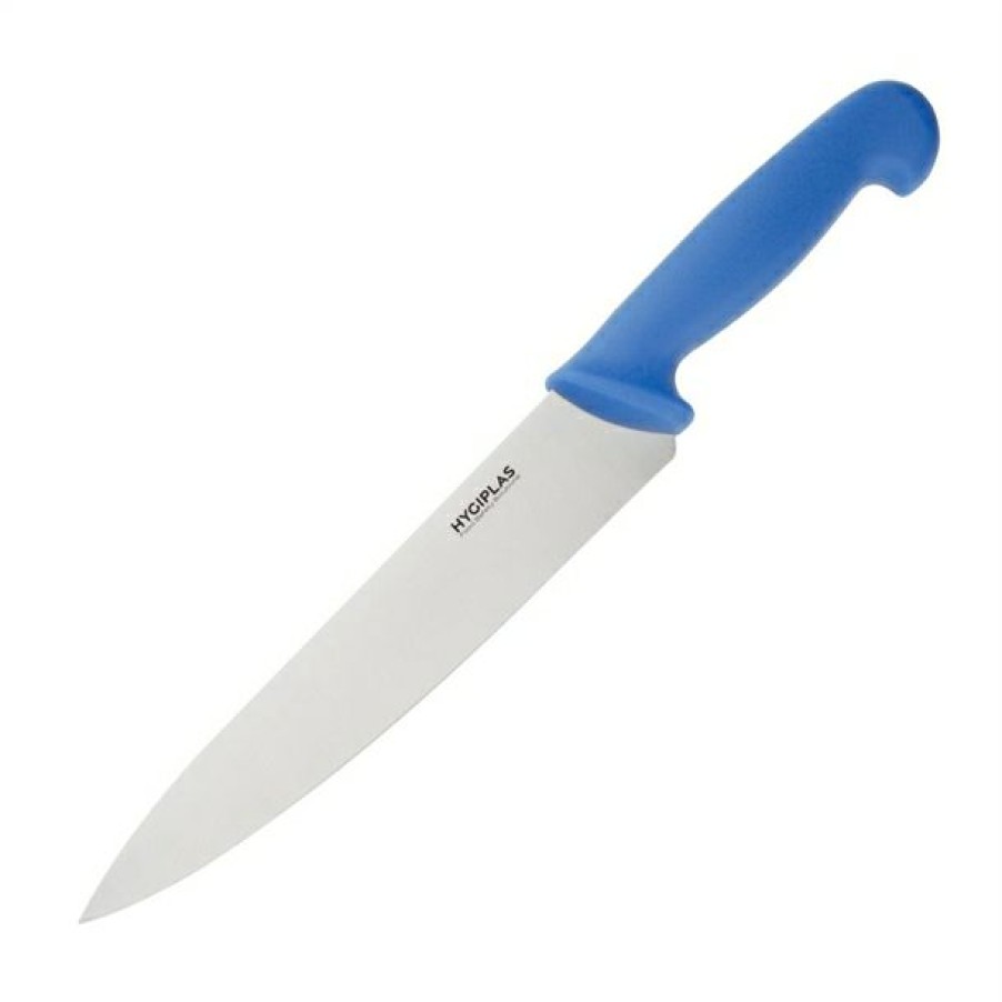 Kitchenware & Knives * | Top Sell Hygiplas Chefs Knife Blue 21.5Cm