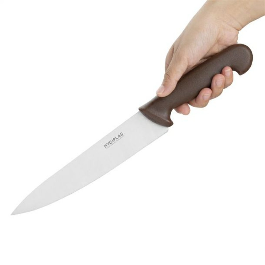 Kitchenware & Knives * | Outlet Hygiplas Chef Knife Brown 21.5Cm