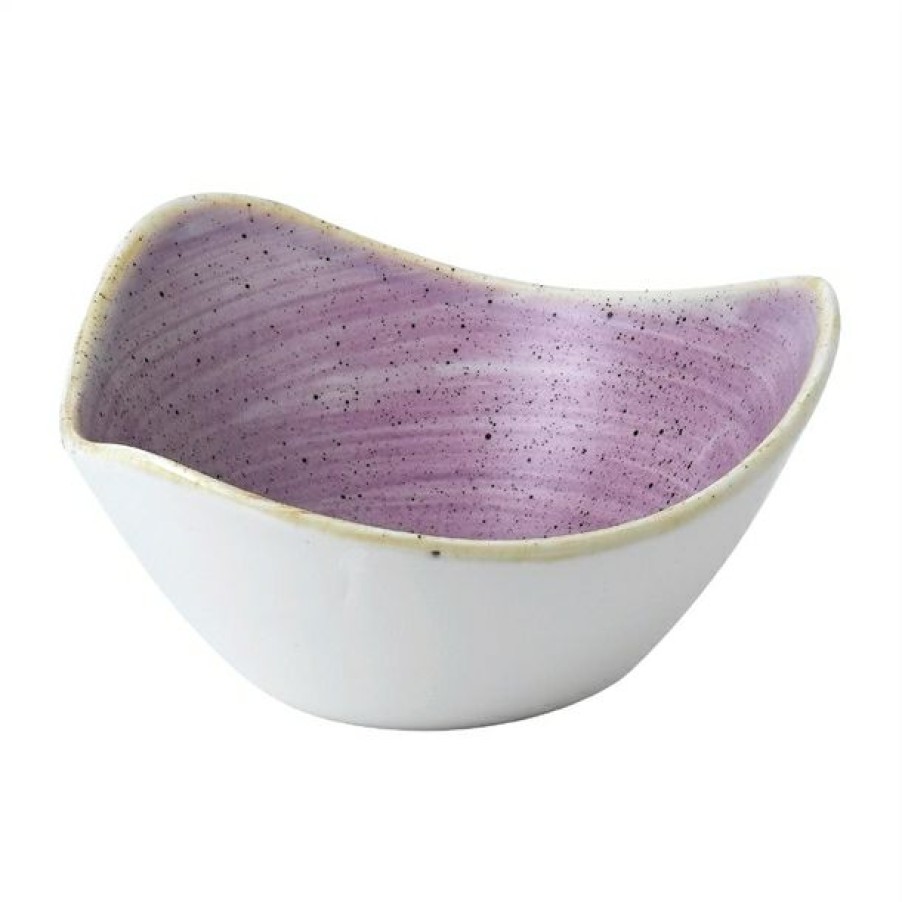 Crockery * | Best Sale Churchill Stonecast Lavender Lotus Bowl 152Mm (Pack Of 12)