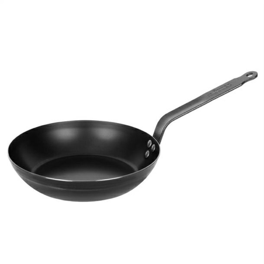 Kitchenware & Knives * | Opening Sales De Buyer Black Iron Frying Pan 240Mm