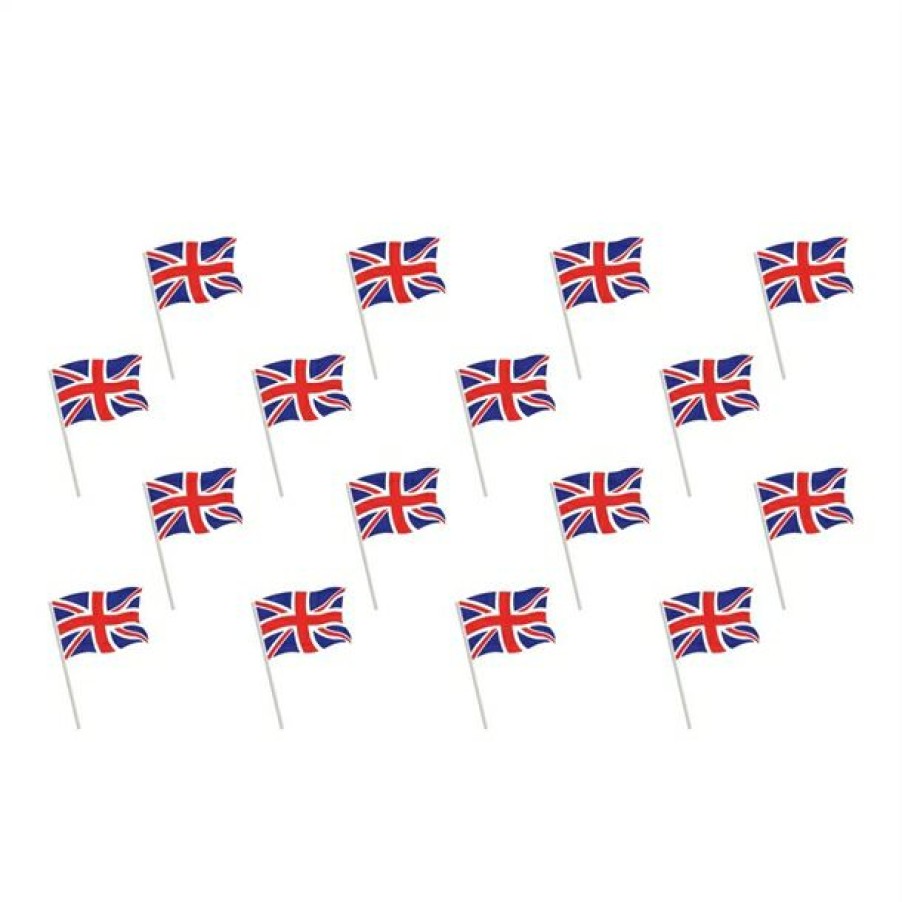 Consumables * | Flash Sale Greaseproof Paper Wavy Union Jack Design 255X405Mm (Pack Of 500)