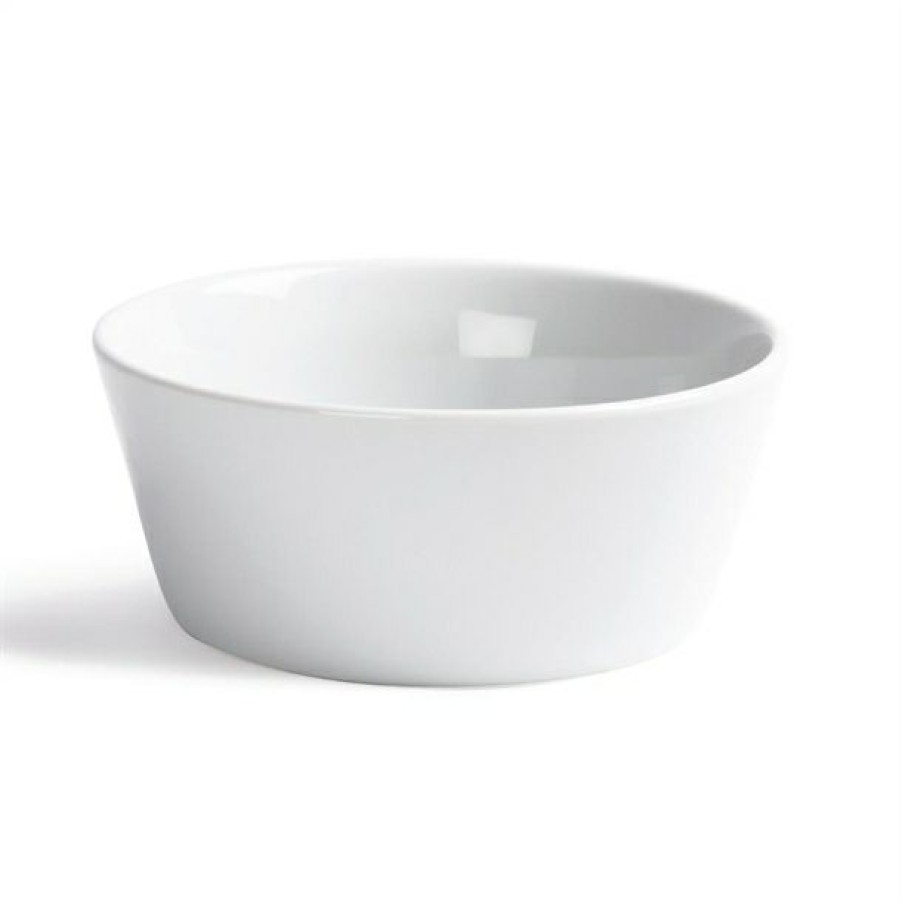 Crockery * | Promotion Olympia Whiteware Sloping Edge Bowls 150Mm (Pack Of 12)