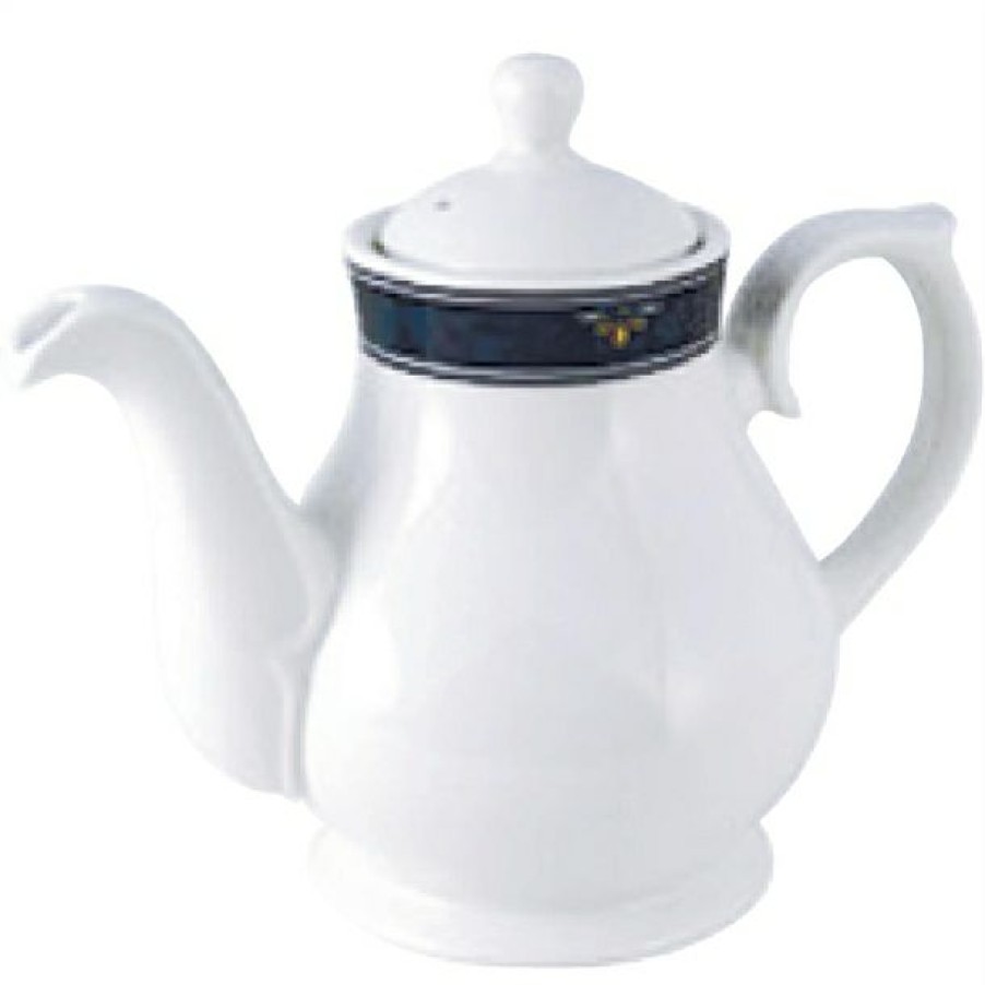 Crockery * | Free Delivery Churchill Verona Tea And Coffee Pots 852Ml (Pack Of 4)