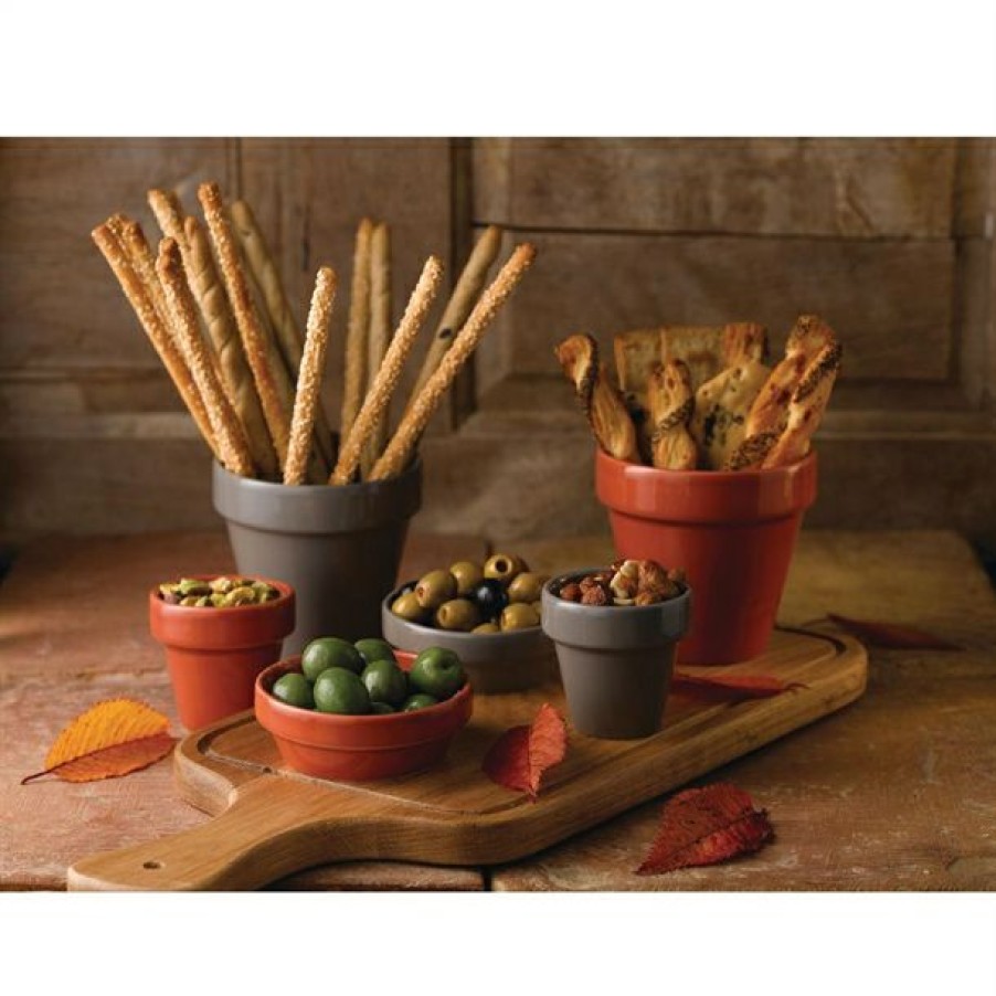 Crockery * | Promotion Churchill Bit On The Side Dip Dish Paprika 5Oz (Pack Of 12)