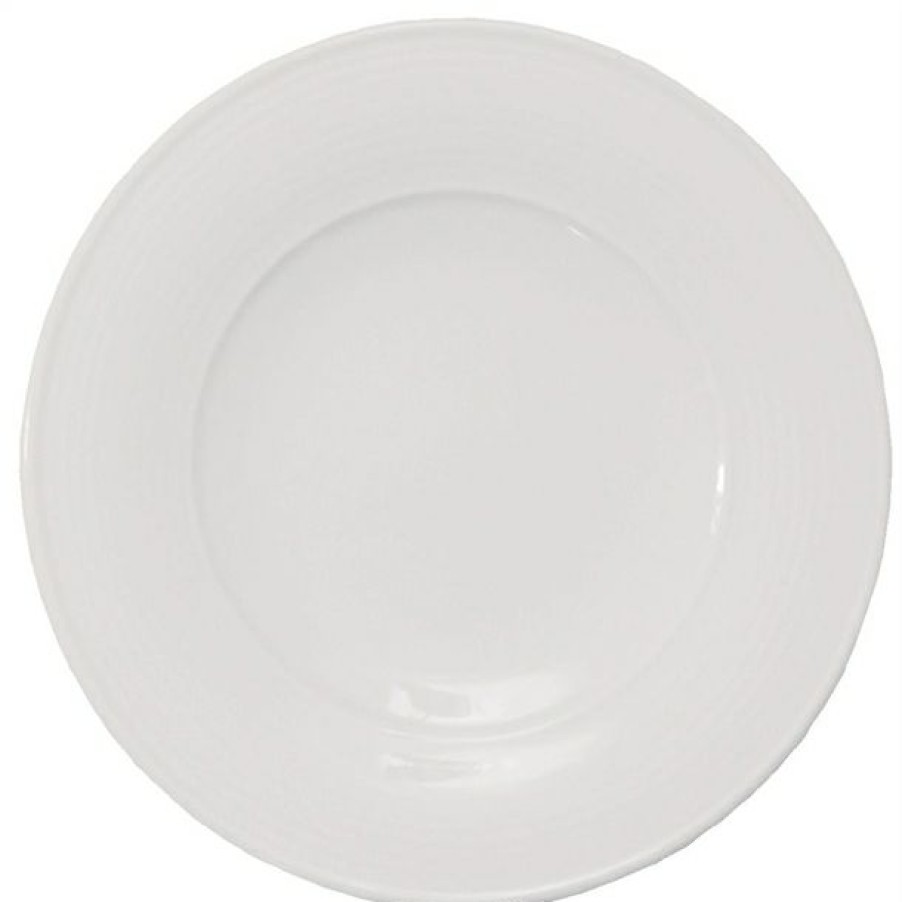 Crockery * | Exquisite Gifts Rene Ozorio Aura Broad Rim Plates 202Mm (Pack Of 24)