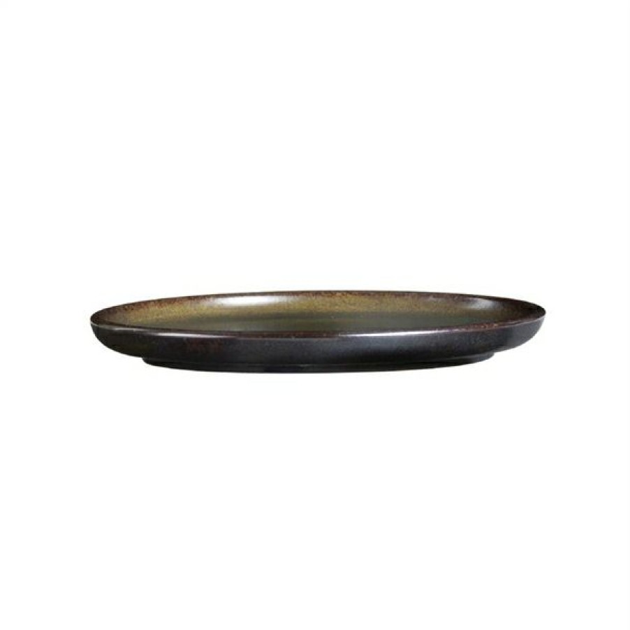 Crockery * | Bargain Sale Rene Ozorio Wabi Sabi Round Trays Slate 152Mm (Pack Of 12)