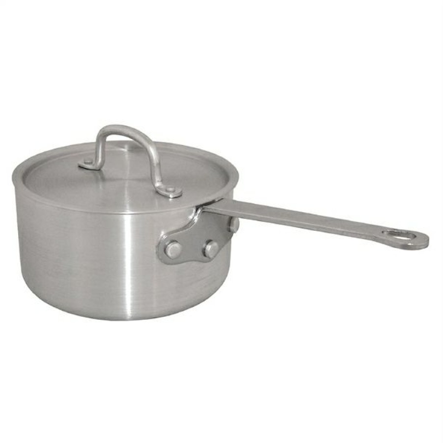 Kitchenware & Knives * | High Quality Vogue Aluminium Saucepan 1.2Ltr