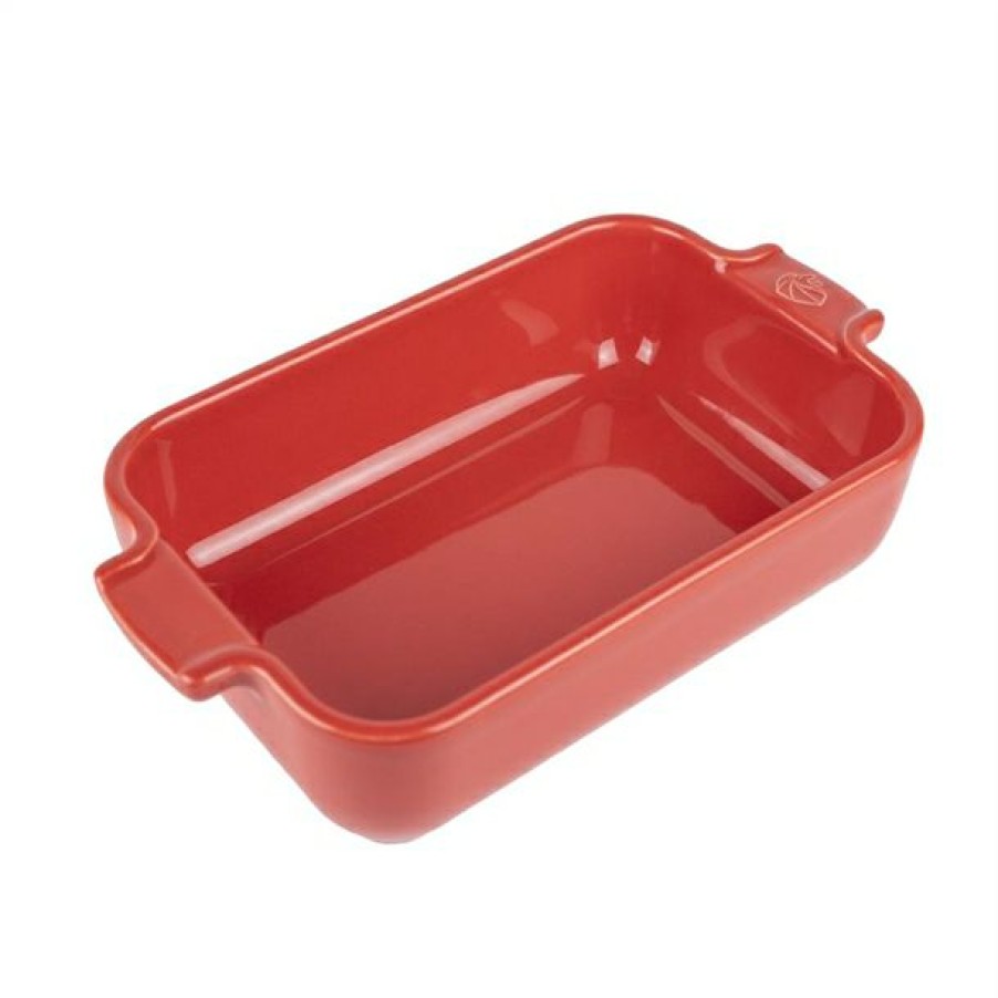 Kitchenware & Knives * | Free Delivery Peugeot Ceramic Rectangular 220Mm Red