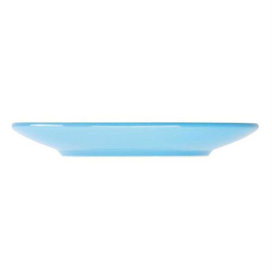 Crockery * | Free Delivery Olympia Cafe Coupe Plate Blue 250Mm 10 (Box 6)