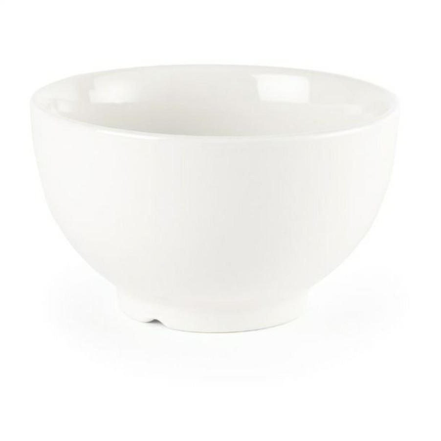 Crockery * | High Quality Churchill Snack Attack Soup Bowls White 130Mm (Pack Of 6)