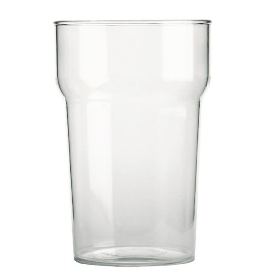 Glassware * | Promotion Bbp Polycarbonate Nonic Pint Glasses 570Ml Ce Marked (Pack Of 48)