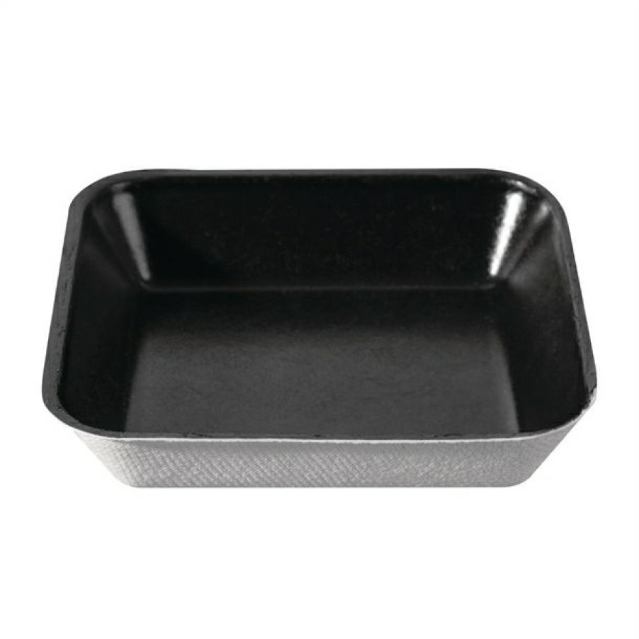 Consumables * | Excellent Solia Bagasse Sushi Tray 100X100Mm (Pack Of 50)