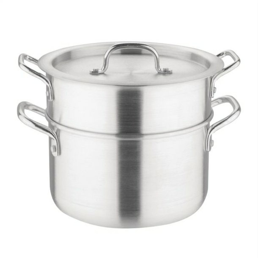 Kitchenware & Knives * | Discount Vogue Aluminium Double Boiler Pan 4Ltr