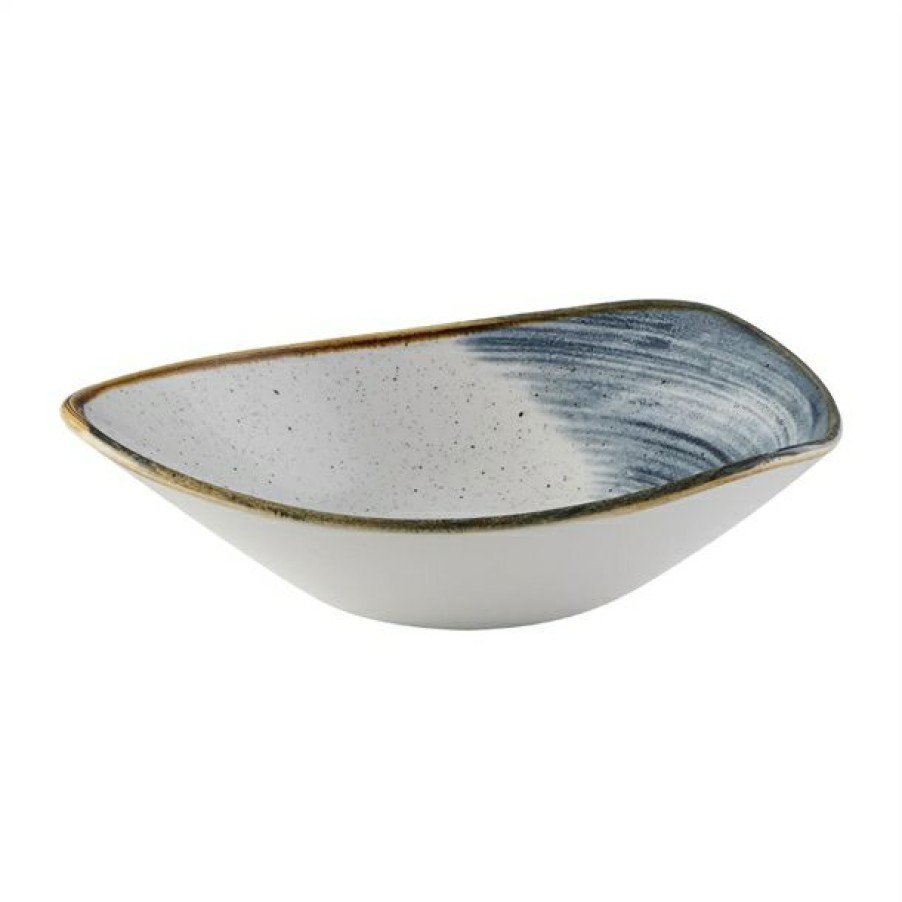 Crockery * | Flash Sale Churchill Stonecast Accents Lotus Bowl Blueberry 229Mm (Pack Of 12)