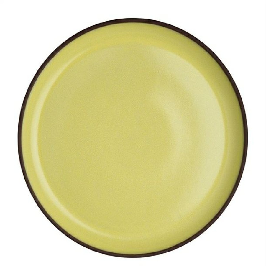 Crockery * | Best Price Maham Studio Spice Saffron Plates 240Mm (Pack Of 12)