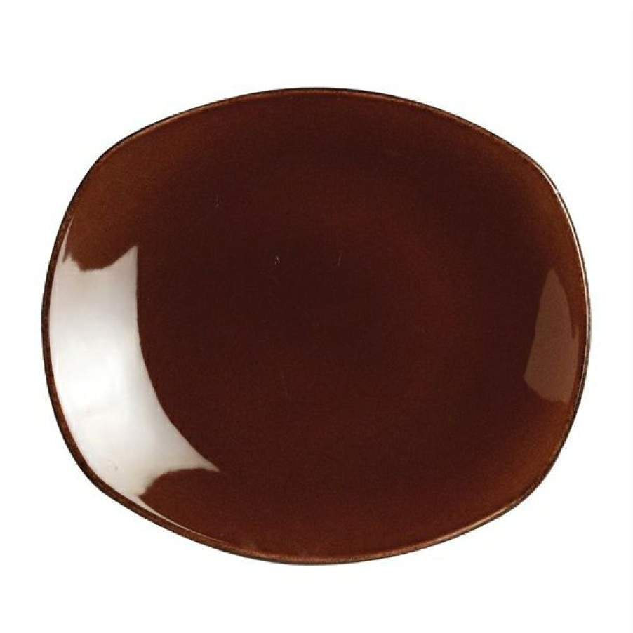 Crockery * | Excellent Steelite Terramesa Mocha Spice Plates 255Mm (Pack Of 24)