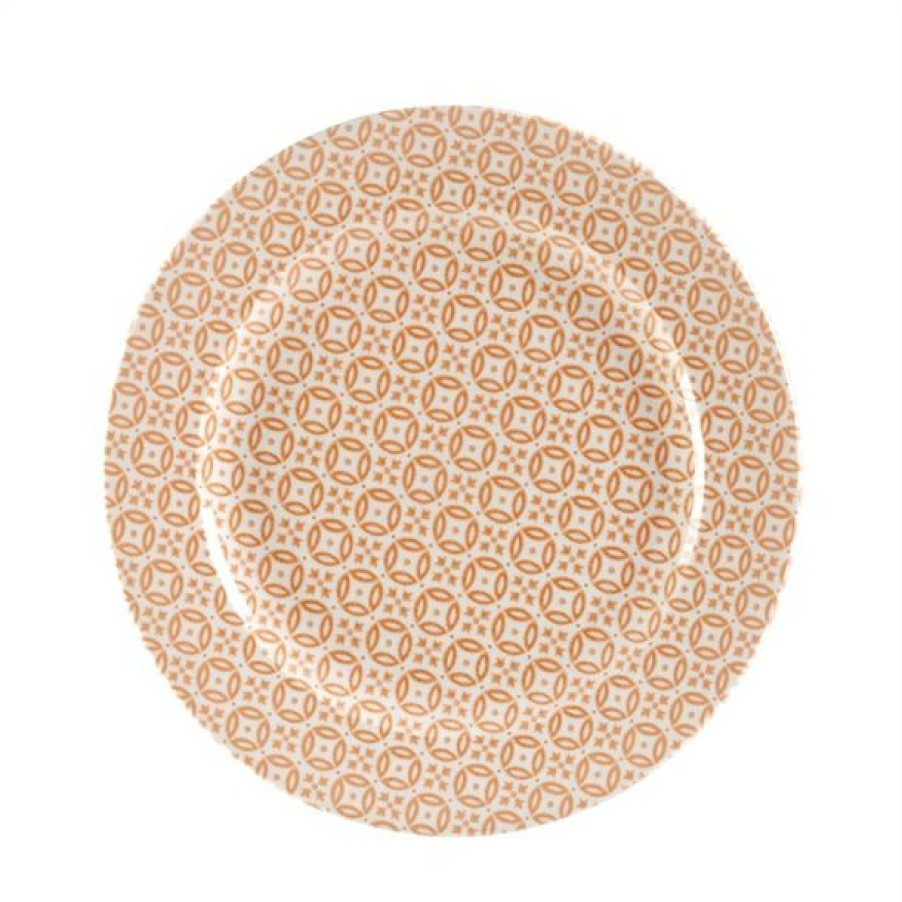 Crockery * | Reliable Quality Churchill Moresque Prints Plate Orange 276Mm (Pack Of 12)