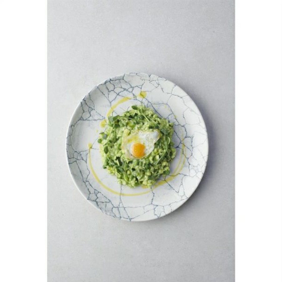 Crockery * | Exquisite Gifts Churchill Studio Prints Kintsugi Pearl Evolve Coupe Plate Grey 286Mm (Pack Of 12)