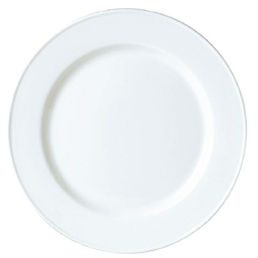 Crockery * | Exquisite Gifts Steelite Simplicity White Slimline Plates 157Mm (Pack Of 36)