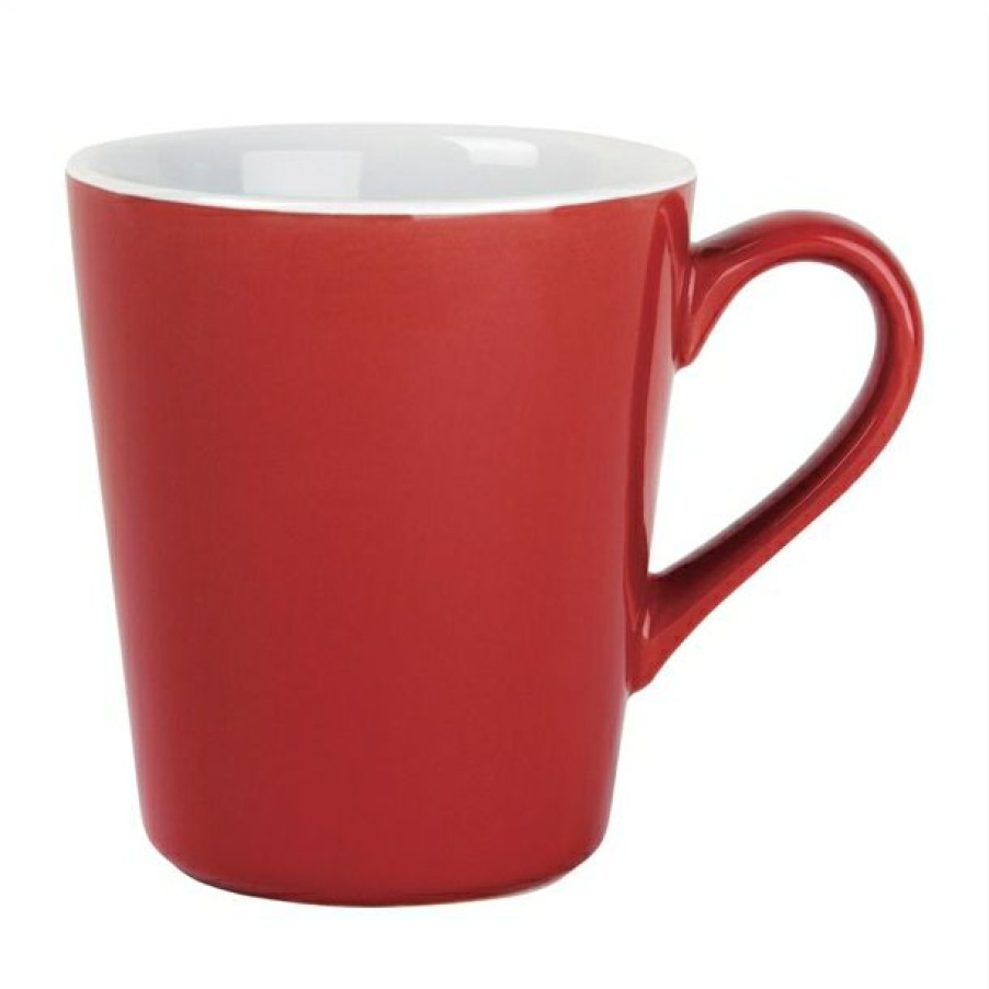 Crockery * | Quick Delivery Olympia Cafe Flat White Red 170Ml 5.74Fl Oz (Box 12)