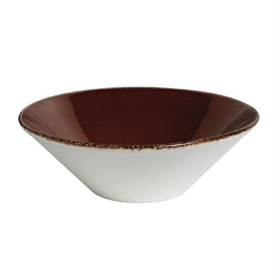 Crockery * | Opening Sales Steelite Terramesa Mocha Essence Bowls 202Mm (Pack Of 24)