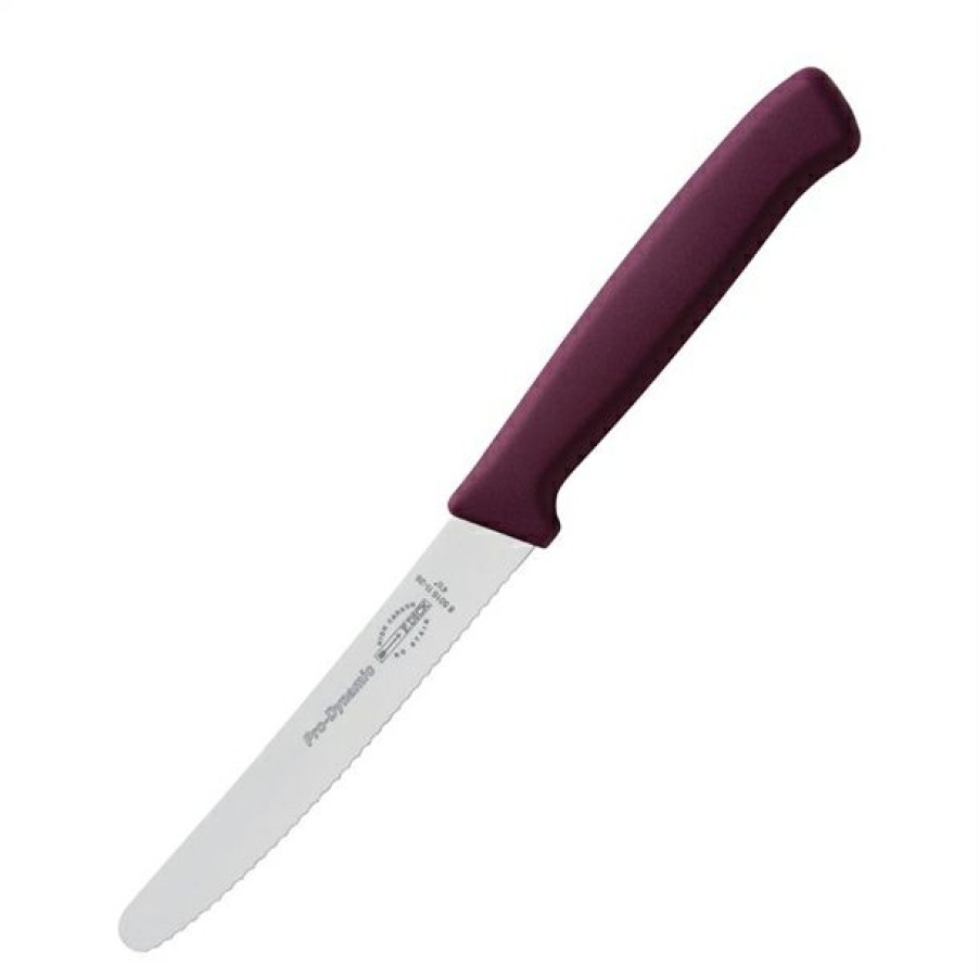 Kitchenware & Knives * | Best Price Dick Pro Dynamic Serrated Utility Knife Purple 11Cm