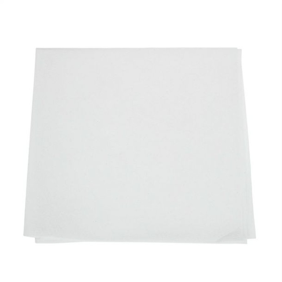 Consumables * | Hot Sale Lunch Napkin White 33X33Cm 1Ply 1/4 Fold (Pack Of 5000)