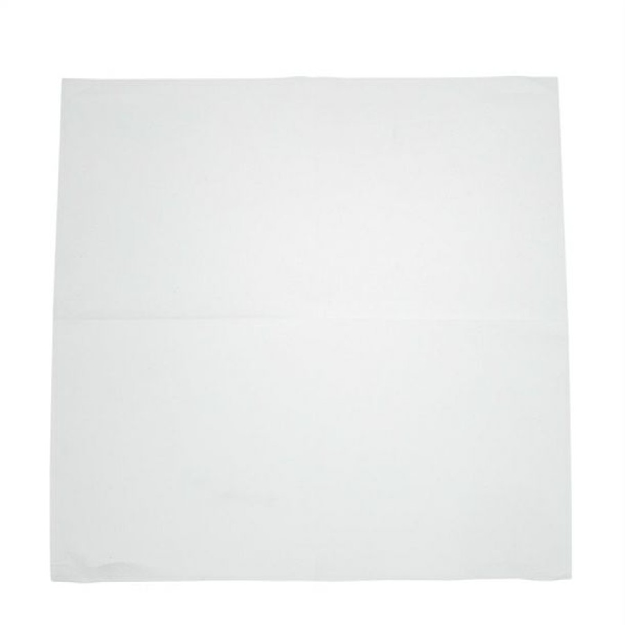 Consumables * | Hot Sale Lunch Napkin White 33X33Cm 1Ply 1/4 Fold (Pack Of 5000)