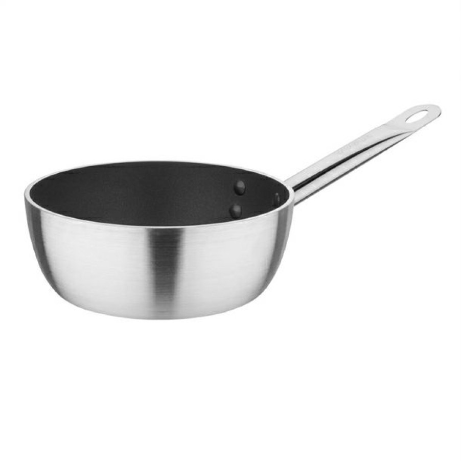 Kitchenware & Knives * | Low Price Vogue Non Stick Induction Flared Saute Pan 200Mm