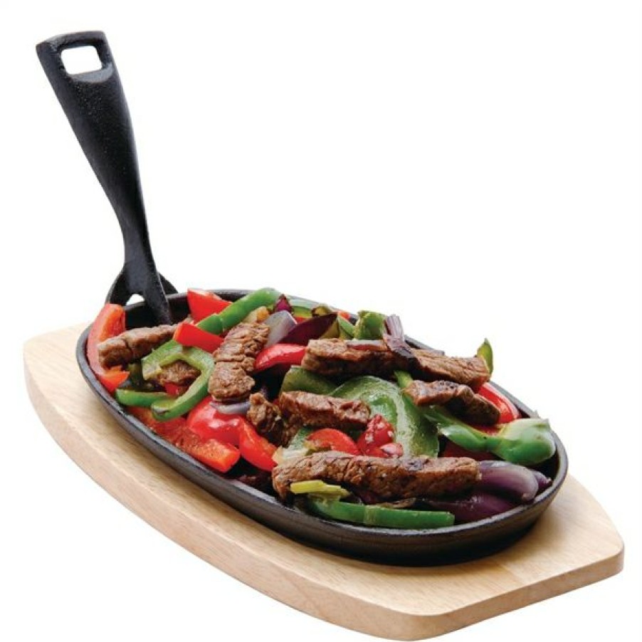 Kitchenware & Knives * | Exquisite Gifts Olympia Cast Iron Sizzler Pan