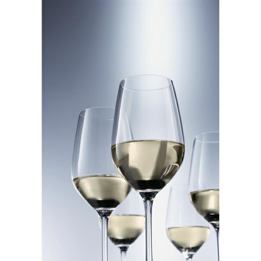 Glassware * | Sale Schott Zwiesel Vina Crystal White Wine Goblets 279Ml (Pack Of 6)