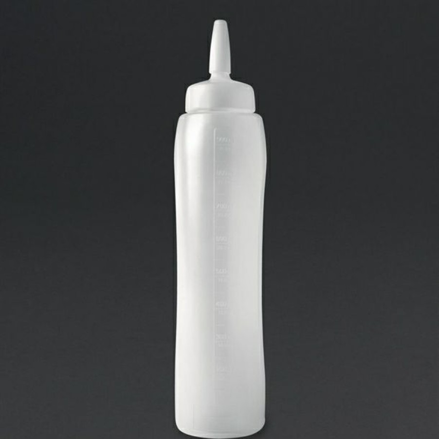 Kitchenware & Knives * | Typical Style Araven Clear Sauce Bottle 35Oz