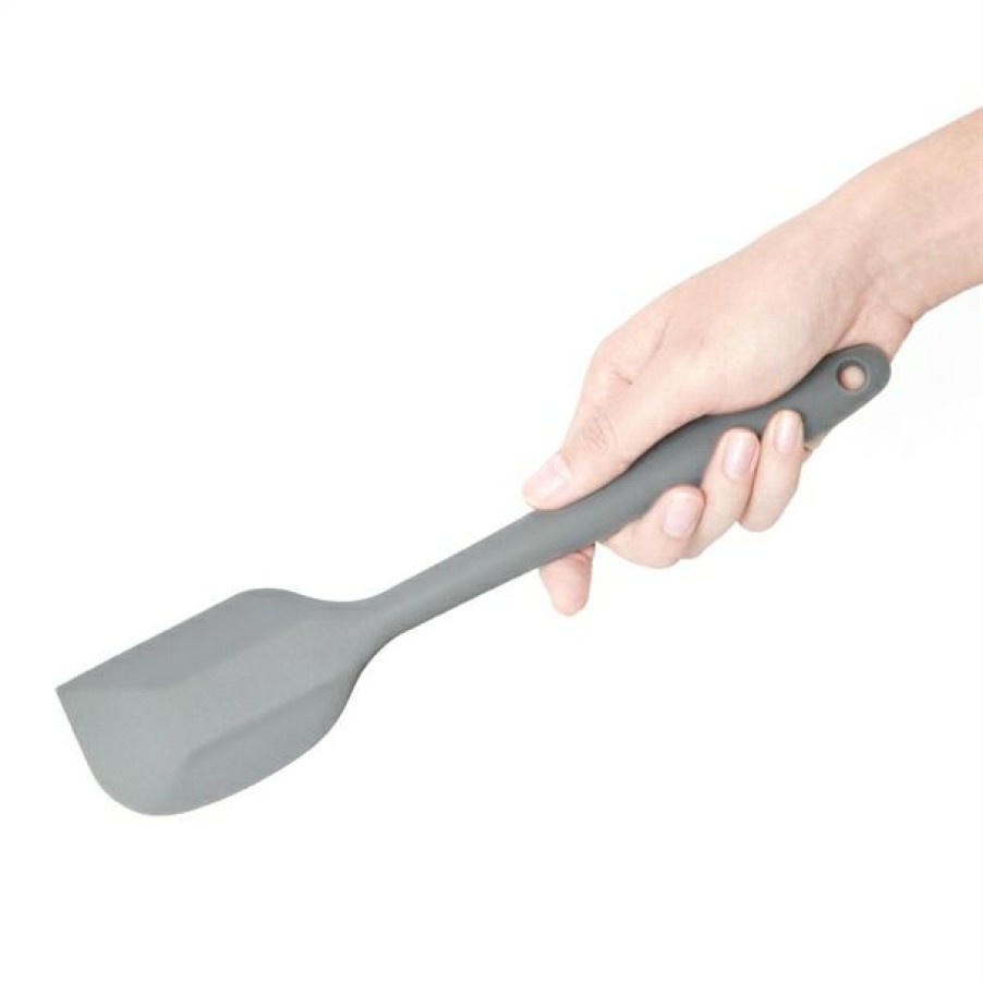 Kitchenware & Knives * | Free Delivery Vogue Silicone High Heat Large Spatula Grey