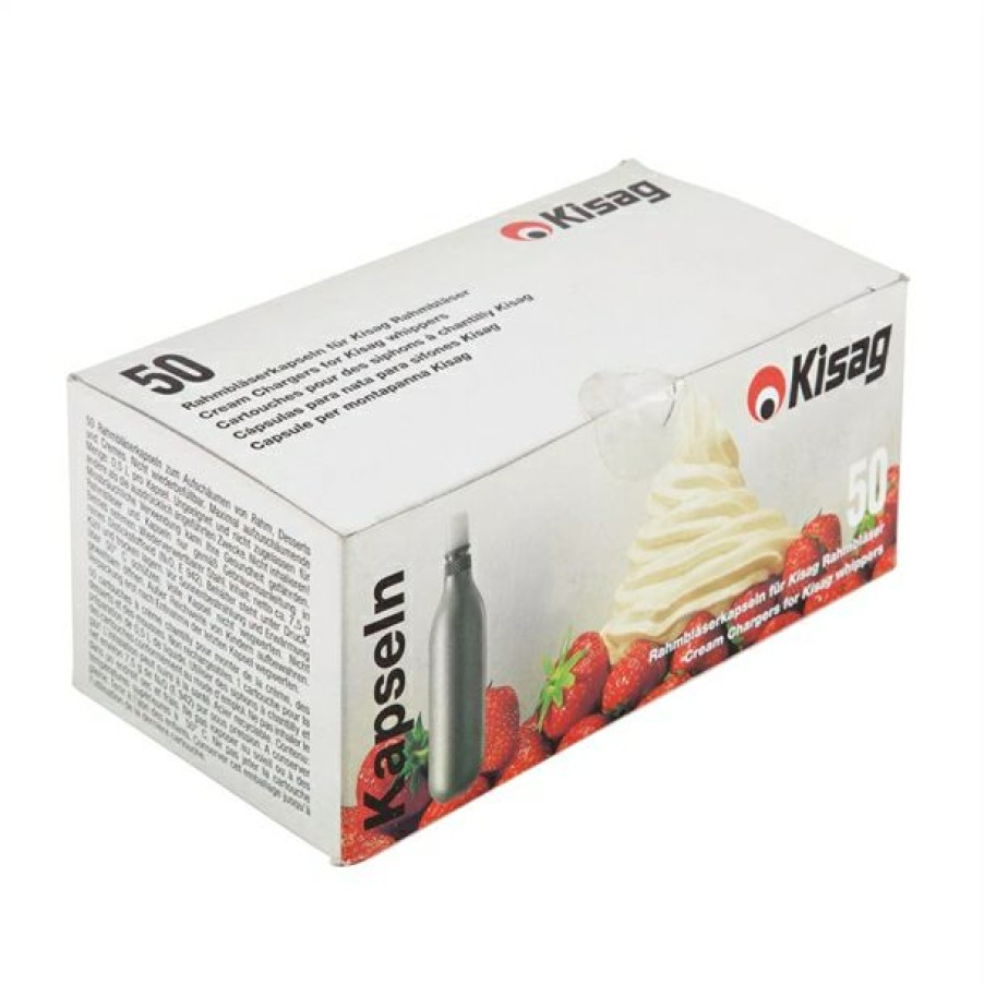 Consumables * | Typical Style Kisag Cream Whipper Bulbs (Pack Of 50)