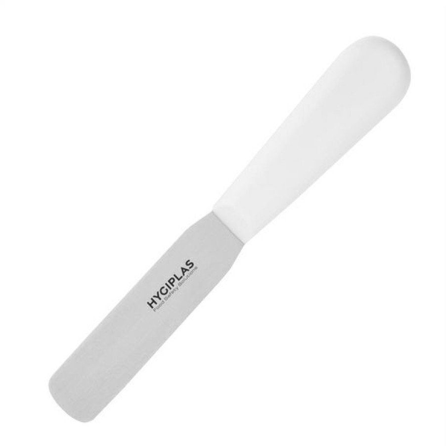 Kitchenware & Knives * | Promotion Hygiplas Straight Blade Palette Knife White 10Cm