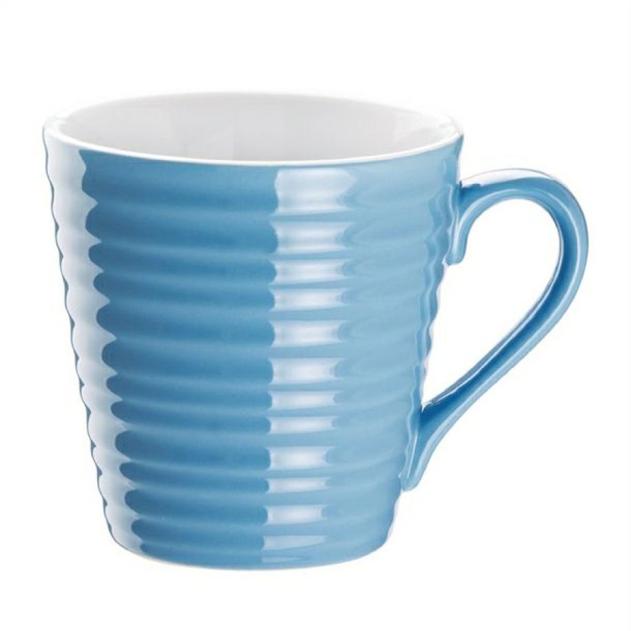 Crockery * | Top Sell Olympia Cafe Aroma Mug Blue 340Ml 11.5Fl Oz (Box 6)