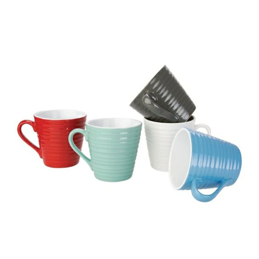 Crockery * | Top Sell Olympia Cafe Aroma Mug Blue 340Ml 11.5Fl Oz (Box 6)