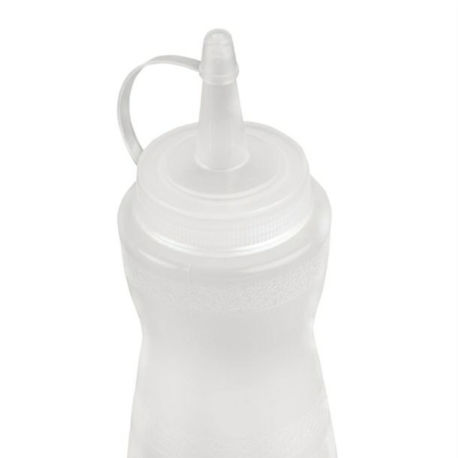 Kitchenware & Knives * | Exquisite Gifts Vogue Clear Lidded Sauce Bottle