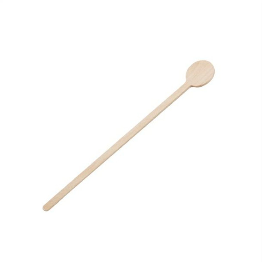 Consumables * | Tendy Style Fiesta Compostable Wooden Cocktail Stirrers