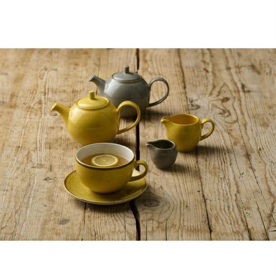 Crockery * | Sale Churchill Stonecast Mustard Seed Jug (Pack Of 4)