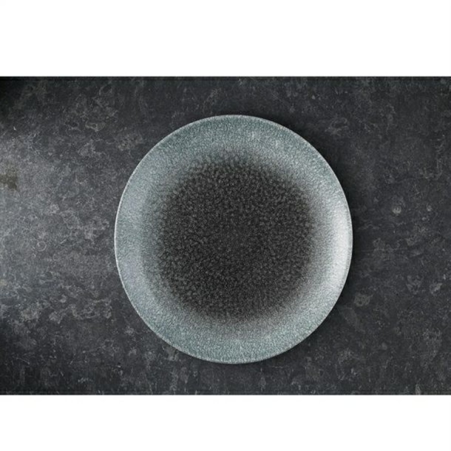 Crockery * | Discount Online Churchill Raku Duo Evolve Coupe Plate Topaz Quartz 260Mm (Pack Of 12)