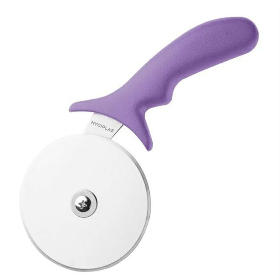 Kitchenware & Knives * | Typical Style Hygiplas Pizza Wheel Purple Allergens 4