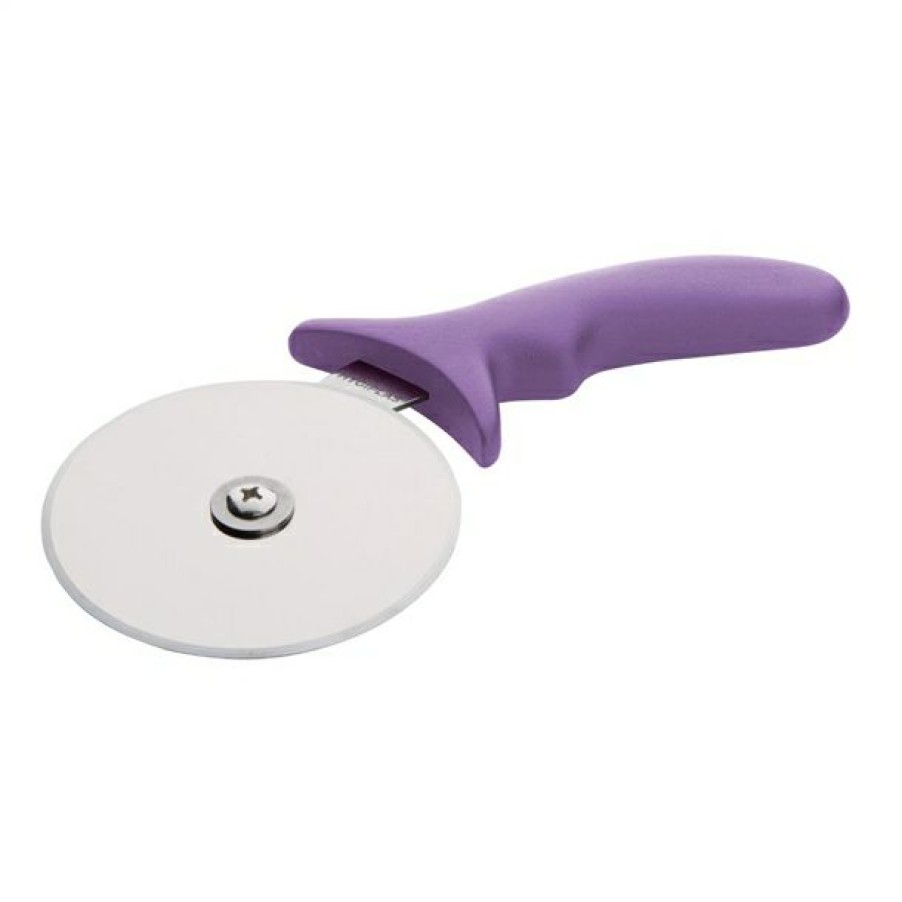 Kitchenware & Knives * | Typical Style Hygiplas Pizza Wheel Purple Allergens 4