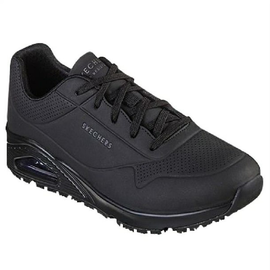 Chefs Clothing Aprons Footwear * | Best Sale Skechers Mens Uno Slip Resistant Trainers