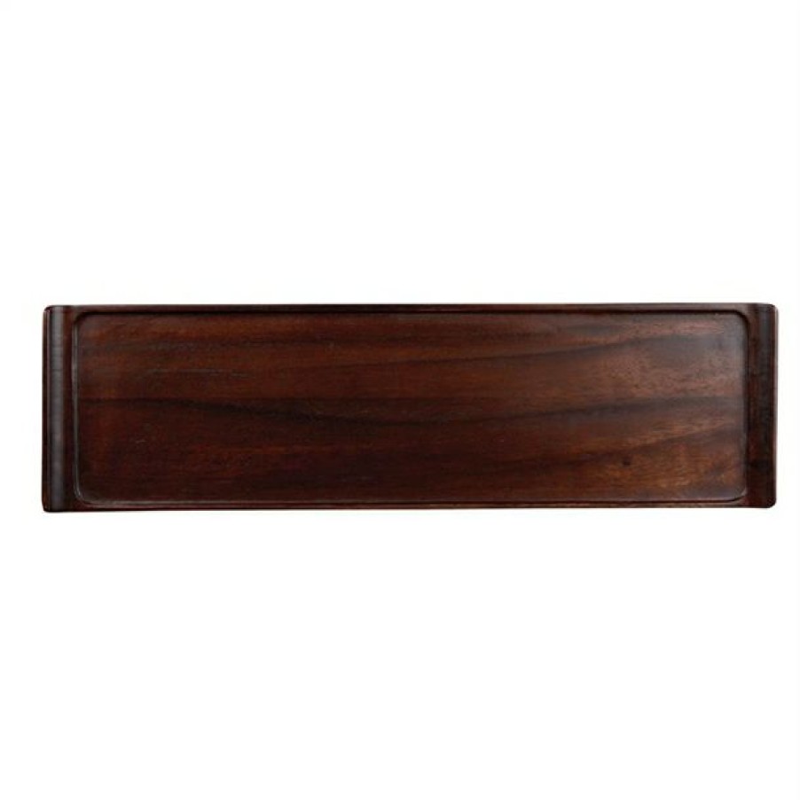 Crockery * | Reliable Quality Churchill Alchemy Wooden Buffet Trays 560Mm (Pack Of 4)