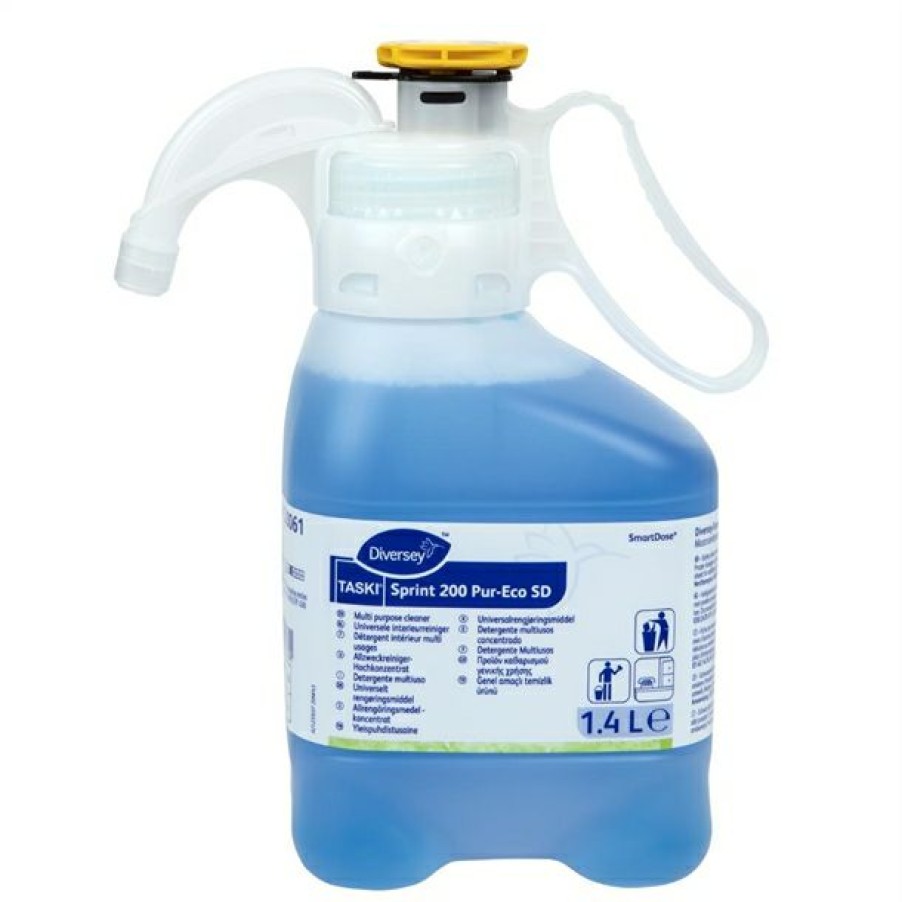 Consumables * | Free Delivery Taski Smartdose Sprint 200 Pur-Eco Multi-Purpose Cleaner Super Concentrate 1.4Ltr