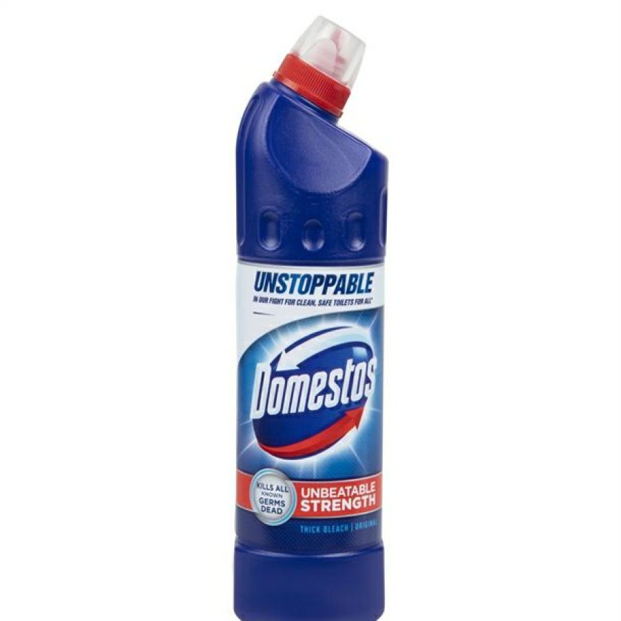 Consumables * | Top Sell Domestos Professional Original Bleach Concentrate 750Ml (Pack Of 9)